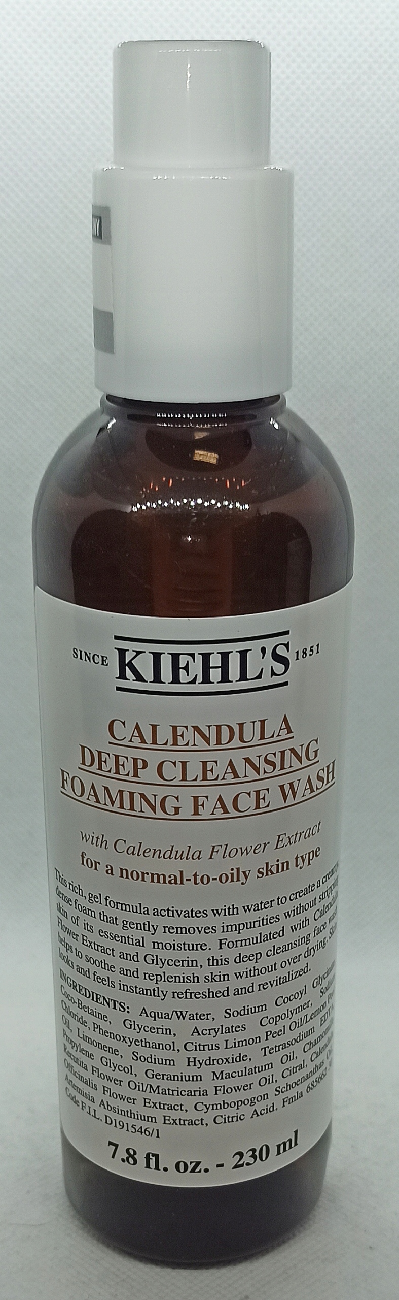 Kiehl's Calendula Deep Cleansing Foaming Face Wash – Głęboko oczyszczająca pianka do mycia twarzy