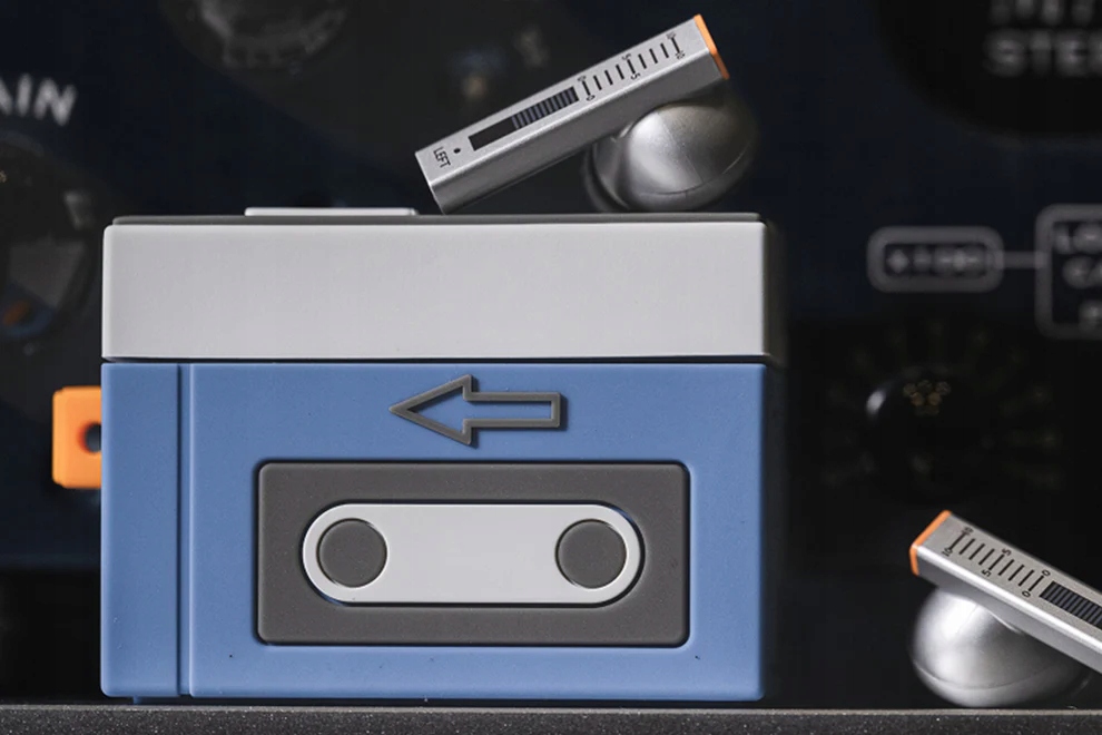 Stylowy design w kolorze niebieskim