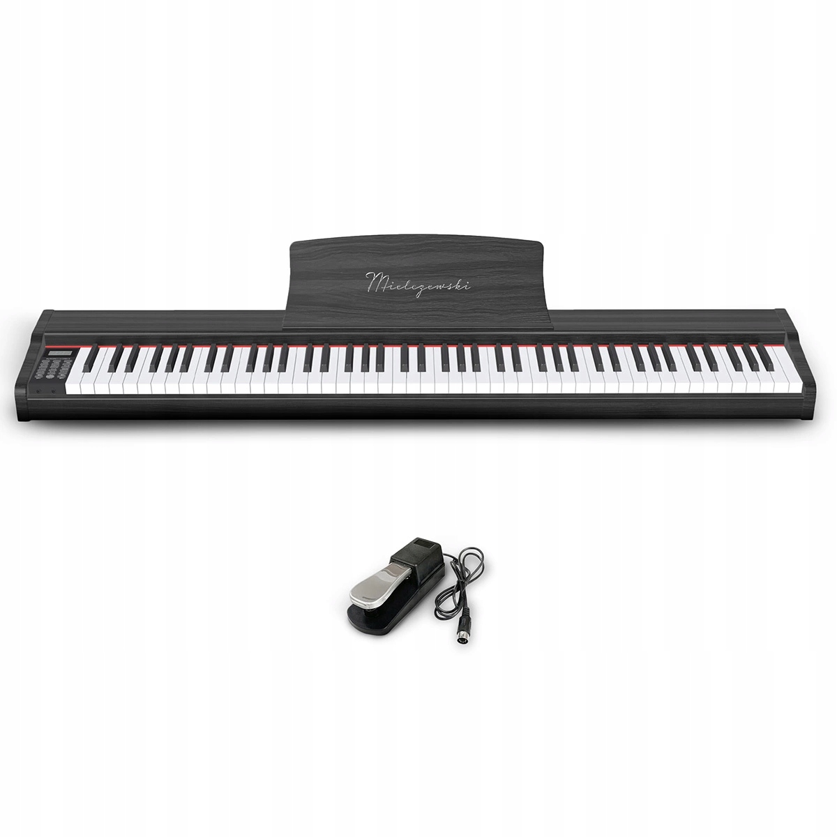 Pełnowymiarowa klawiatura z 88 dynamicznymi klawiszami