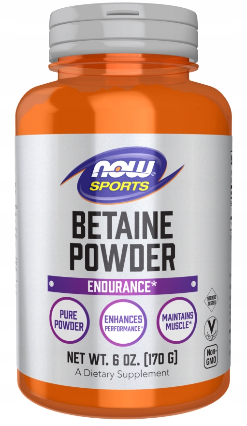 NOW FOODS Betaine Powder – Betaina w Proszku (170 g) – Twoje wsparcie w zdrowym stylu życia