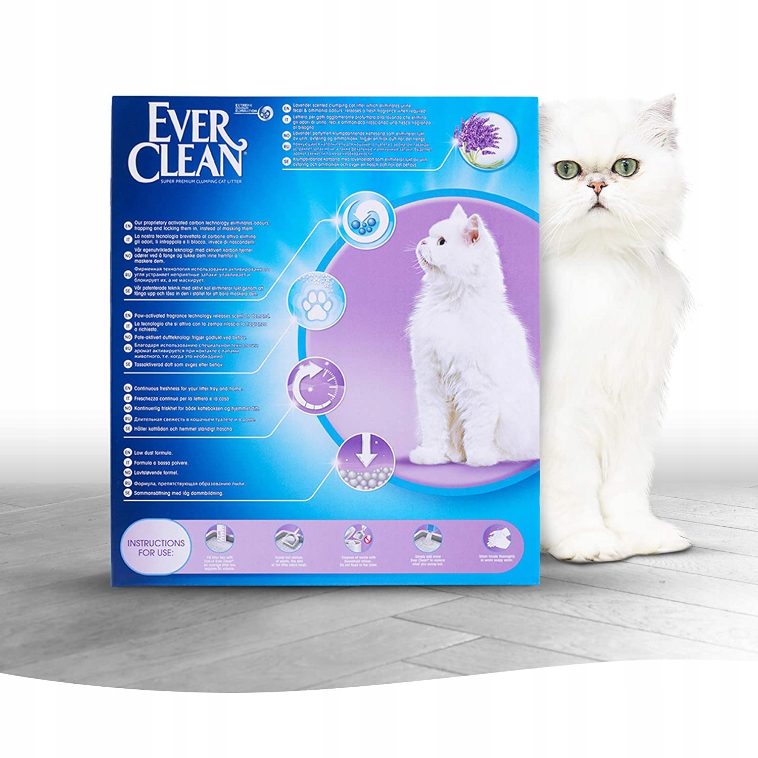 Zapach lawendowy – przyjemna atmosfera w kociej toalecie