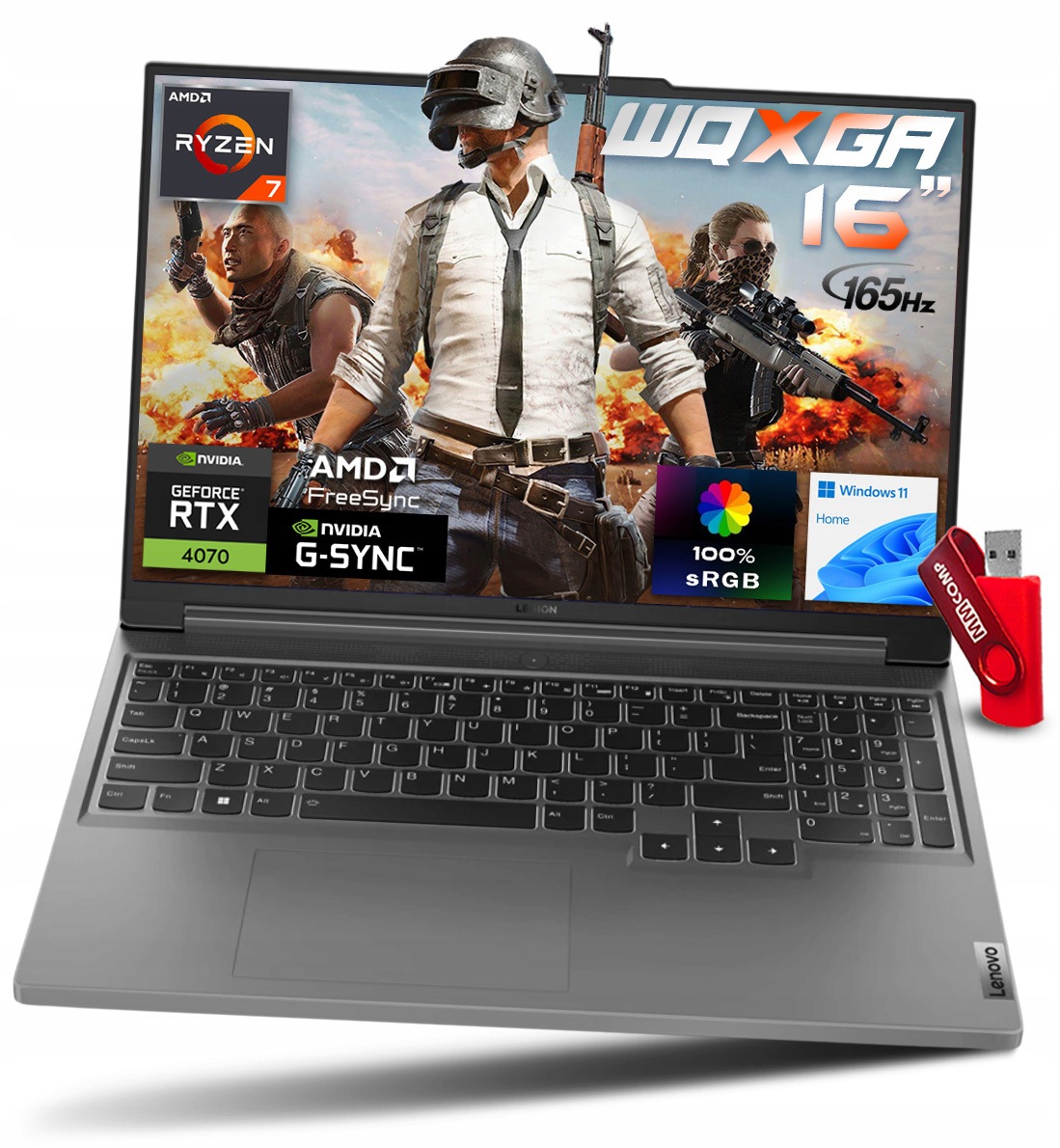 Lenovo Legion Slim 5 16AHP9 – Laptop Gamingowy dla wymagających graczy