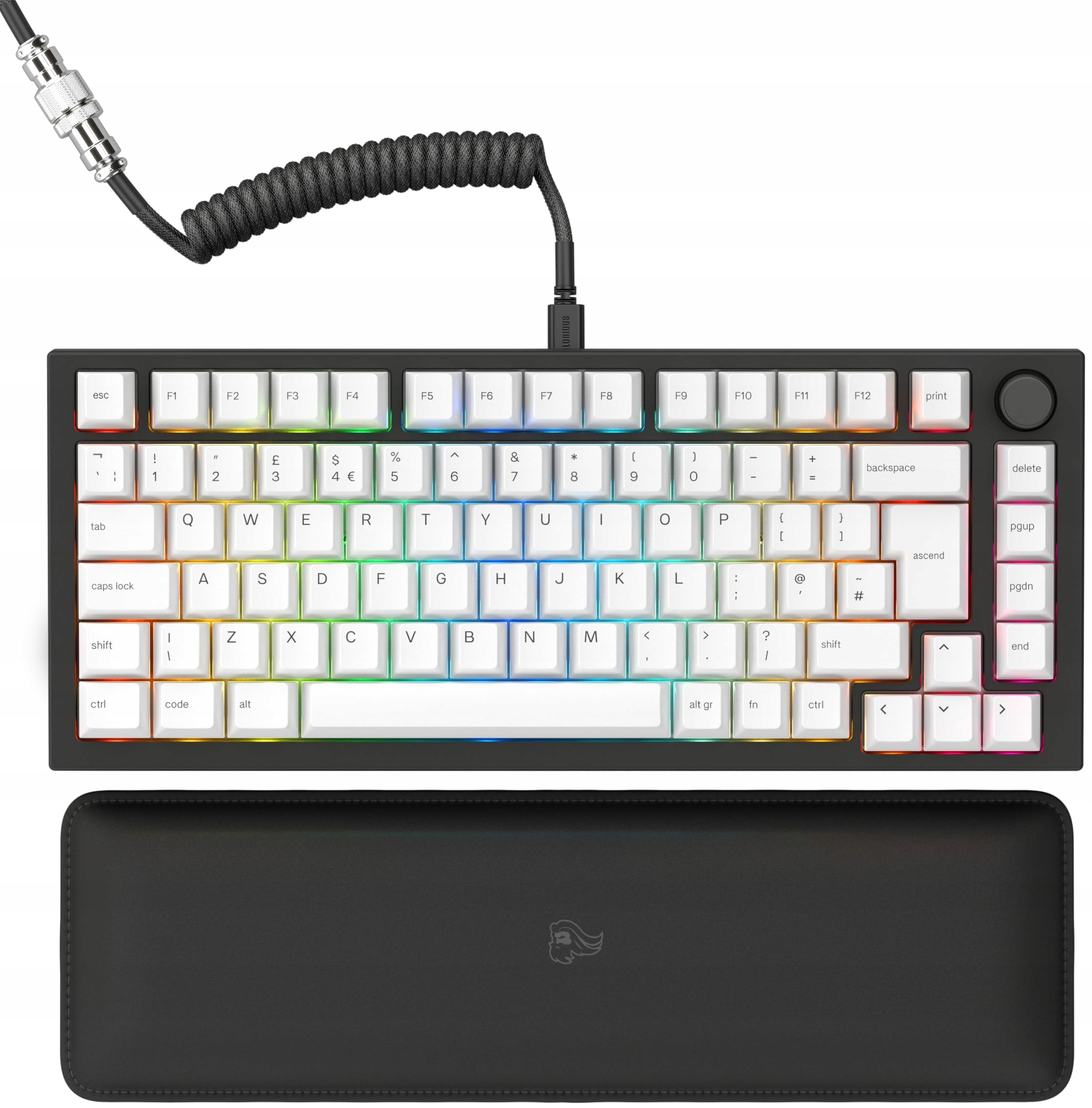 Klawiatura Glorious PC Gaming Race GMMK Pro Black Slate 75% TKL – Idealna dla graczy