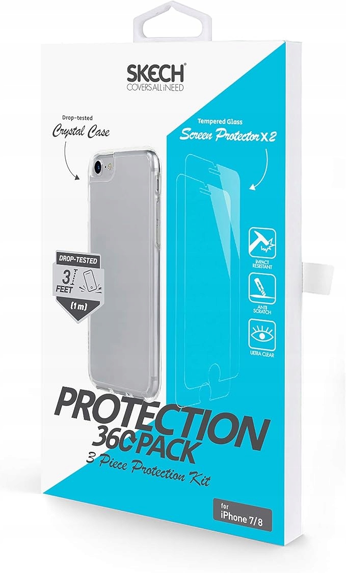 SKECH 360 Protection iPhone 7/8 Plus – Kompleksowa ochrona dla Twojego smartfona