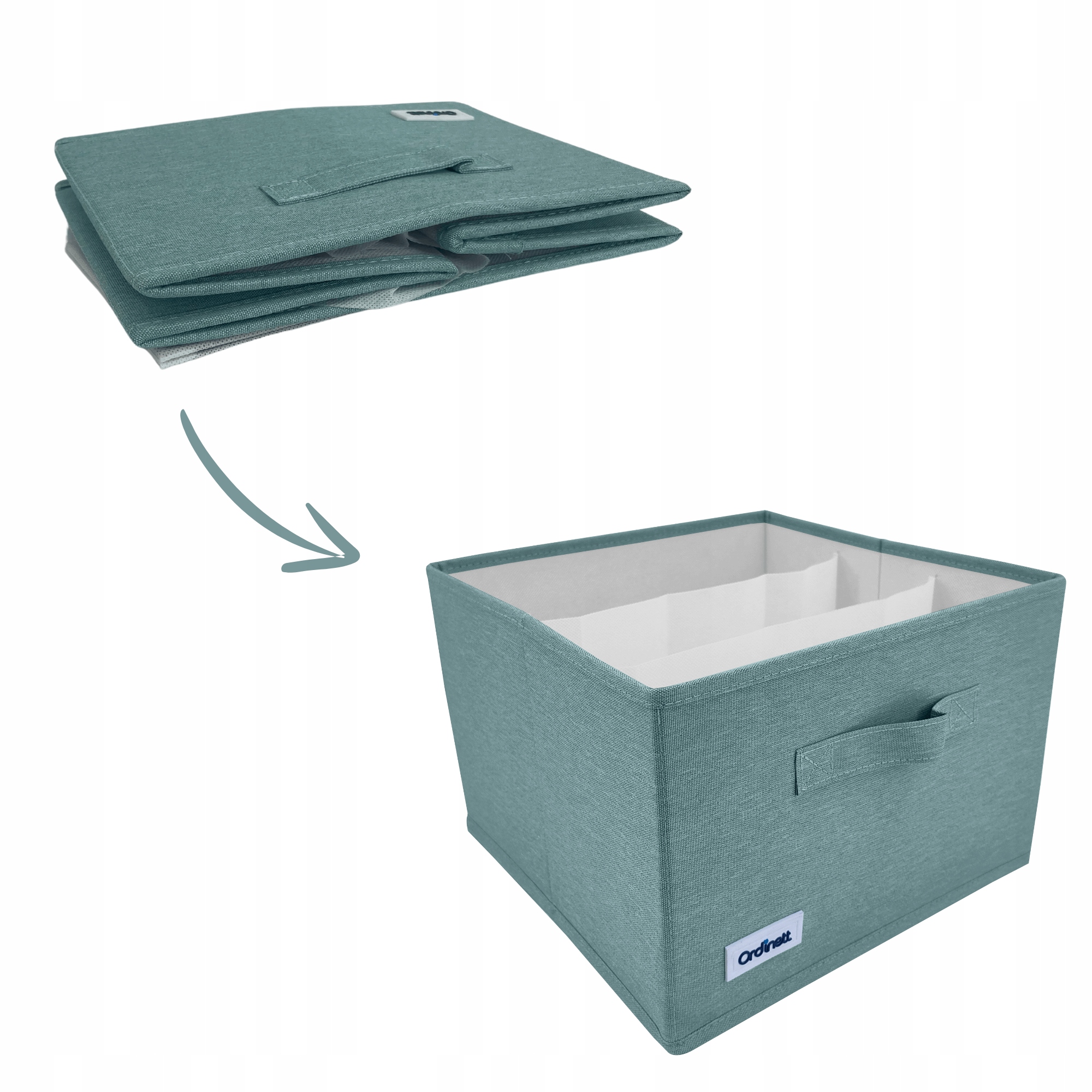 Kaste kubs 29x29x18,5 cm Mint – Idealny organizer do szafy