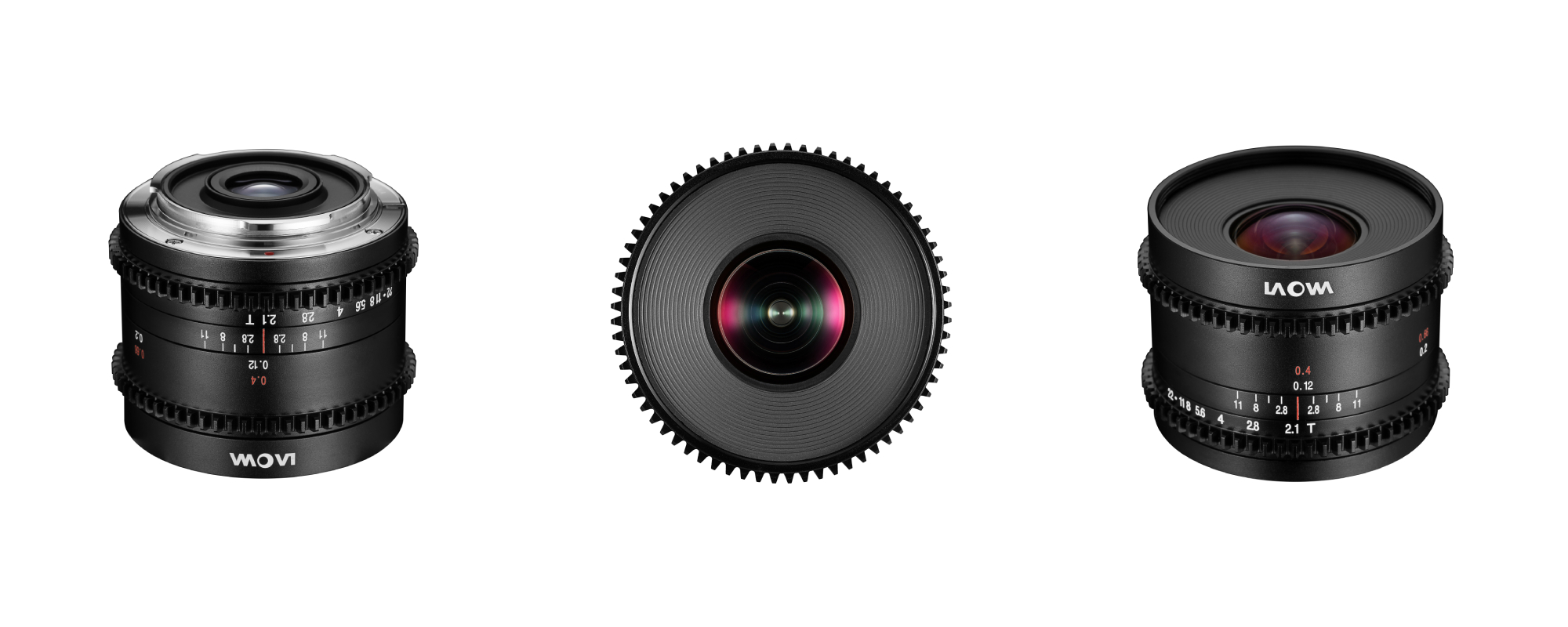 Obiektyw Venus Optics Laowa 7,5 mm T2,1 do Micro 4/3 Cine na białym tle