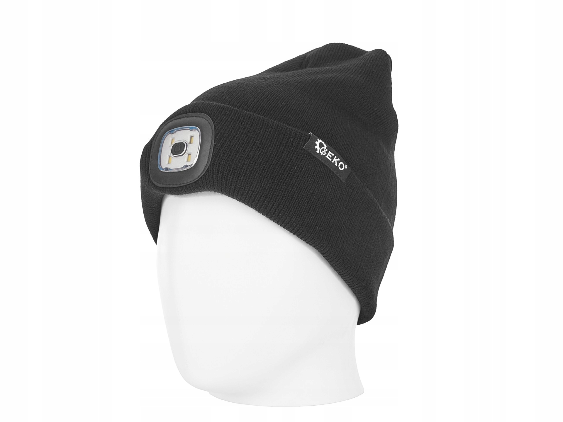 Geko Czapka zimowa akumulatorowa z lampką LED – Komfort i funkcjonalność w zimie