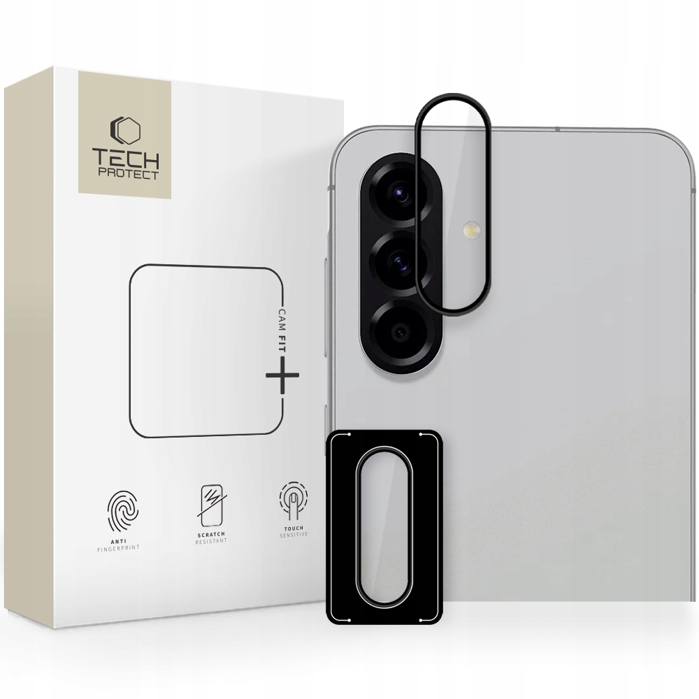 Osłona na aparat Tech-Protect Camring Fit+ Samsung Galaxy A36 / A56 5G Black – Stylowa ochrona dla Twojego telefonu