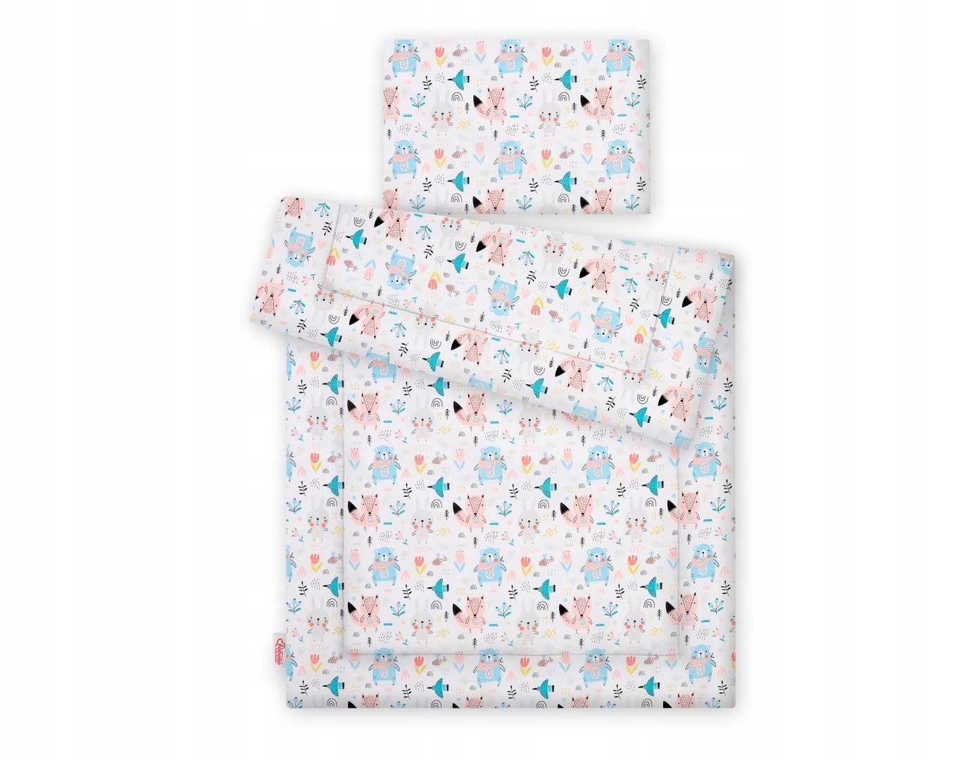Dwuczęściowy zestaw pościeli READY TO SLEEP - idealny dla niemowląt