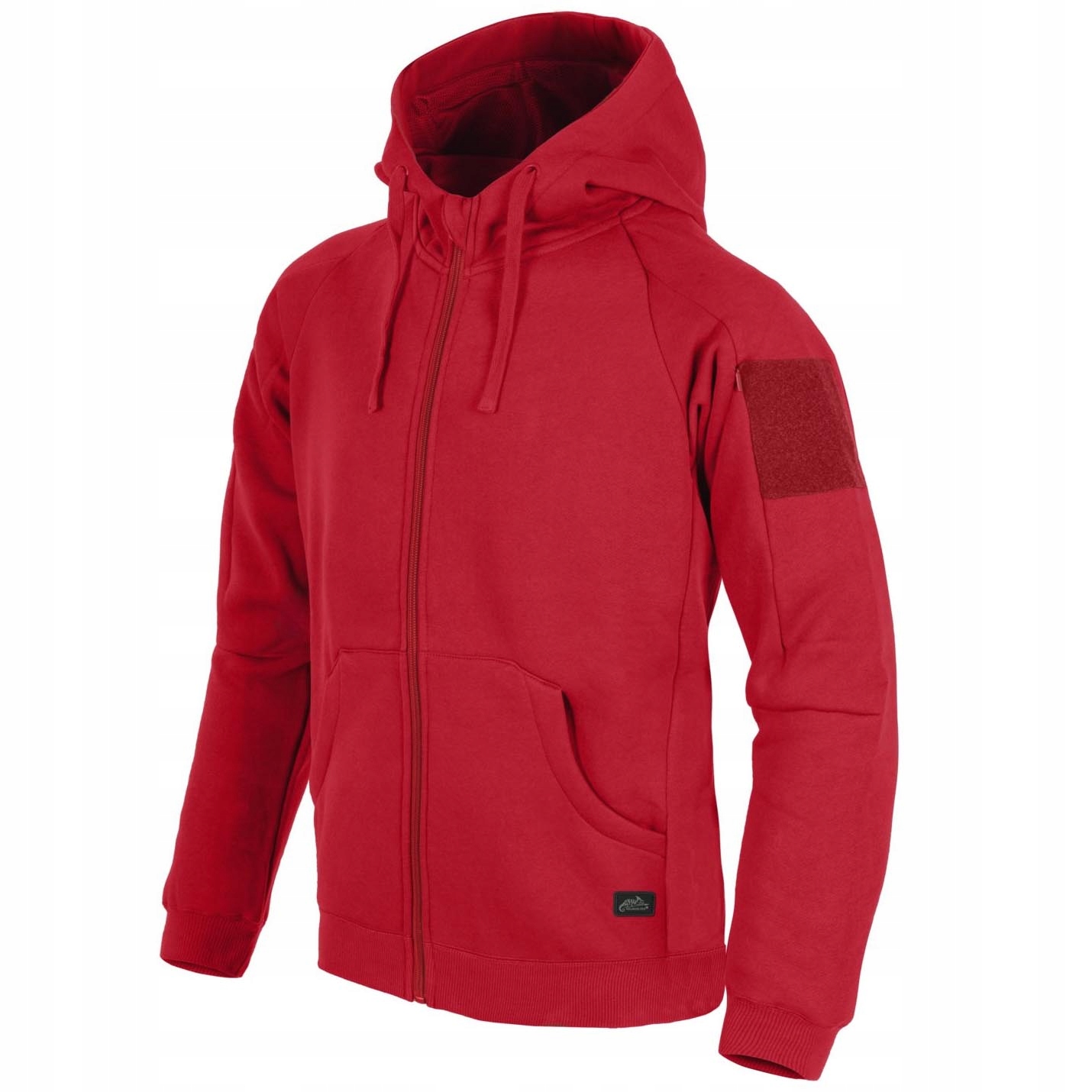 Urban Tactical Hoodie Lite (FullZip) - Czerwona bluza do miejskich przygód