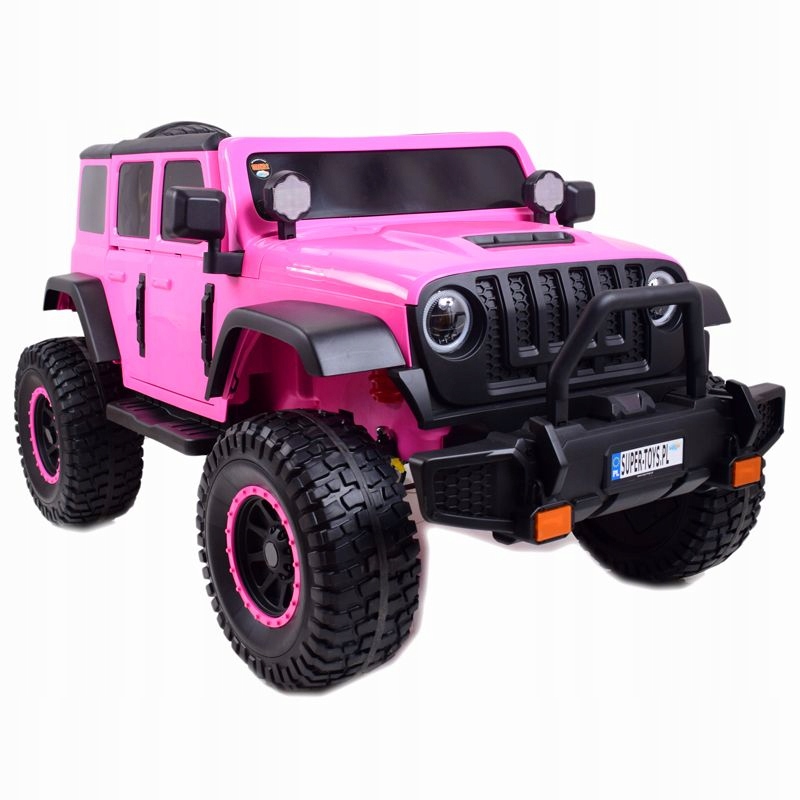 OLBRZYMI JEEP NA AKUMULATOR DLS-X18 – Różowa moc na czterech kołach!