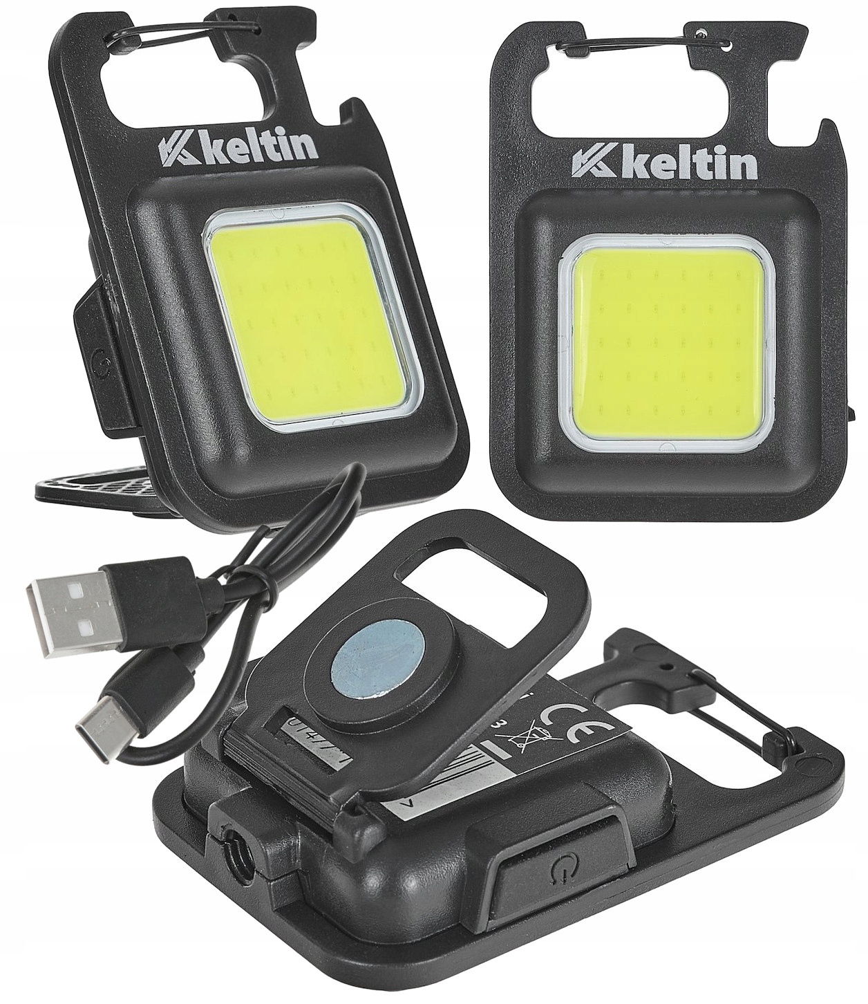 Latarka mini – kieszonkowa z magnesem LED COB 6W 500mAh 300lm IPX4 – idealne oświetlenie w każdej sytuacji