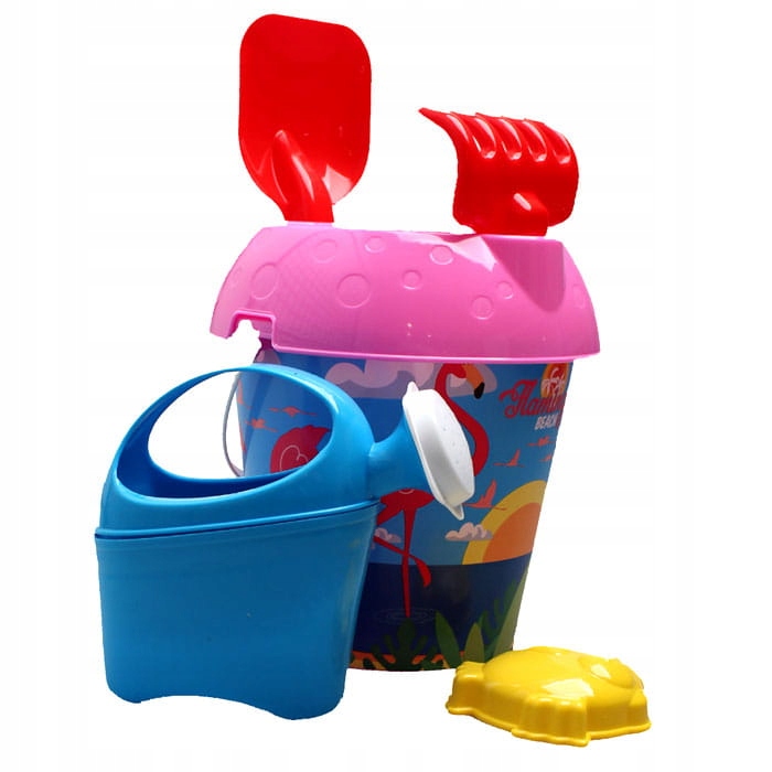 Kolorowe akcesoria do zabawy w piasku