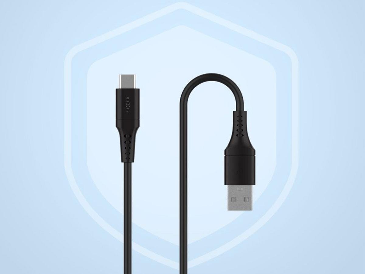 Krótki kabel Liquid silicone do ładowania i przesyłania danych FIXED – Wydajność i styl w jednym