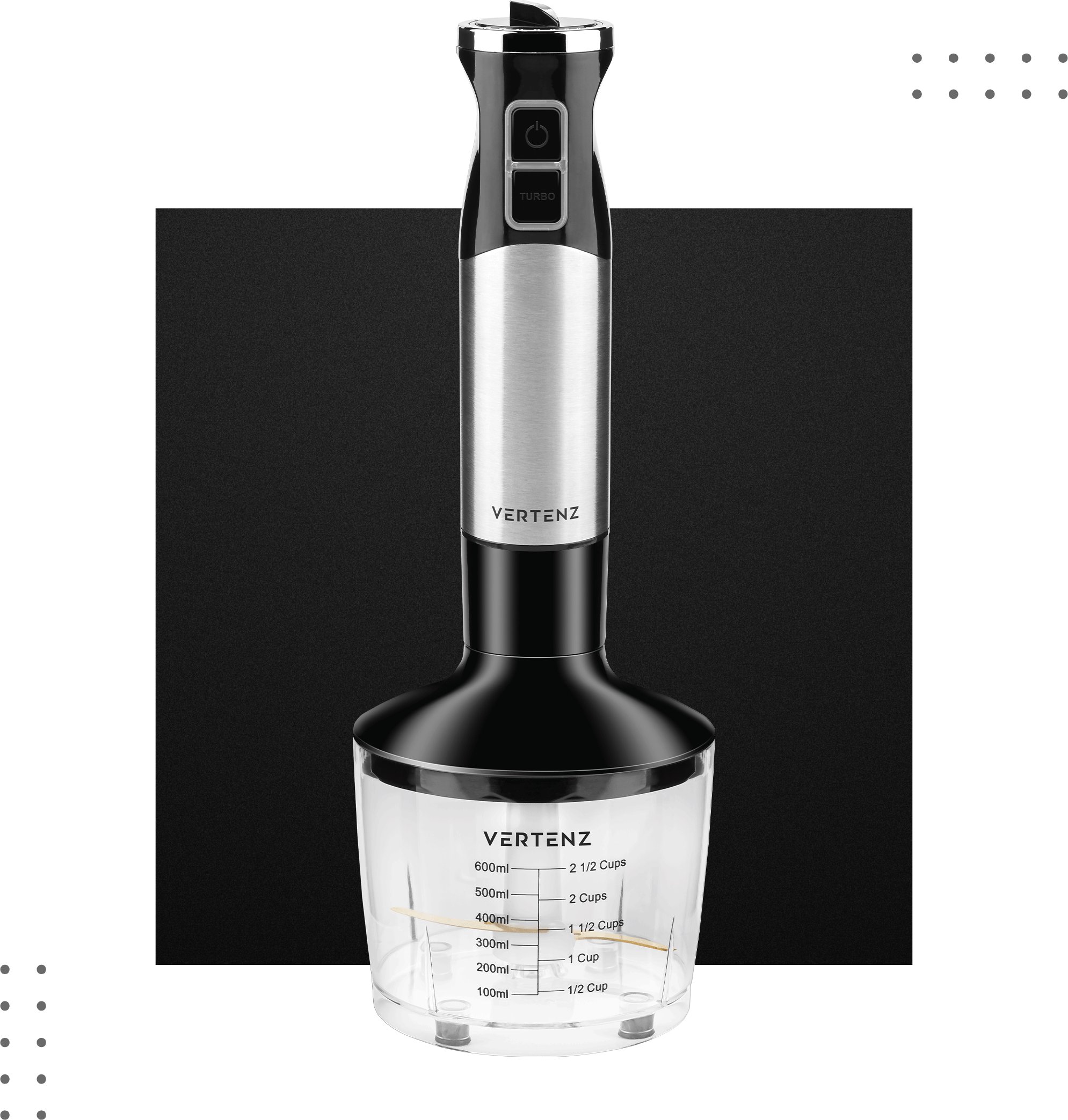 Blender ręczny Vertenz Titan 50 końcówki