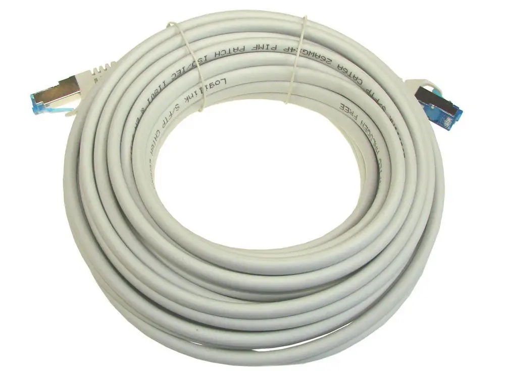 Kabel CAT 6a Patchcord S/FTP Szary 10m (CQ3092S) – Idealne połączenie dla Twojej sieci