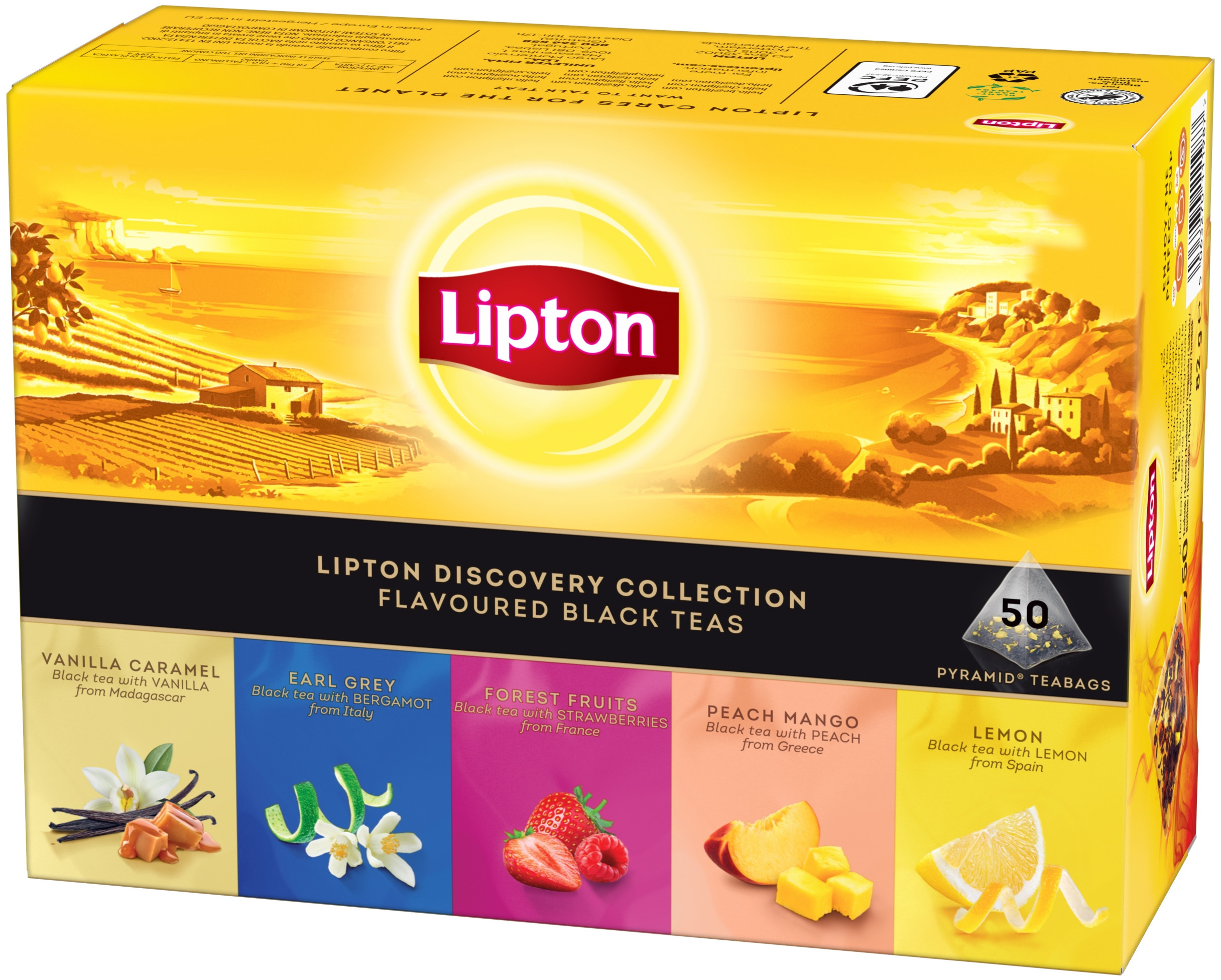 Skład i wartości odżywcze herbaty LIPTON Variety Pack