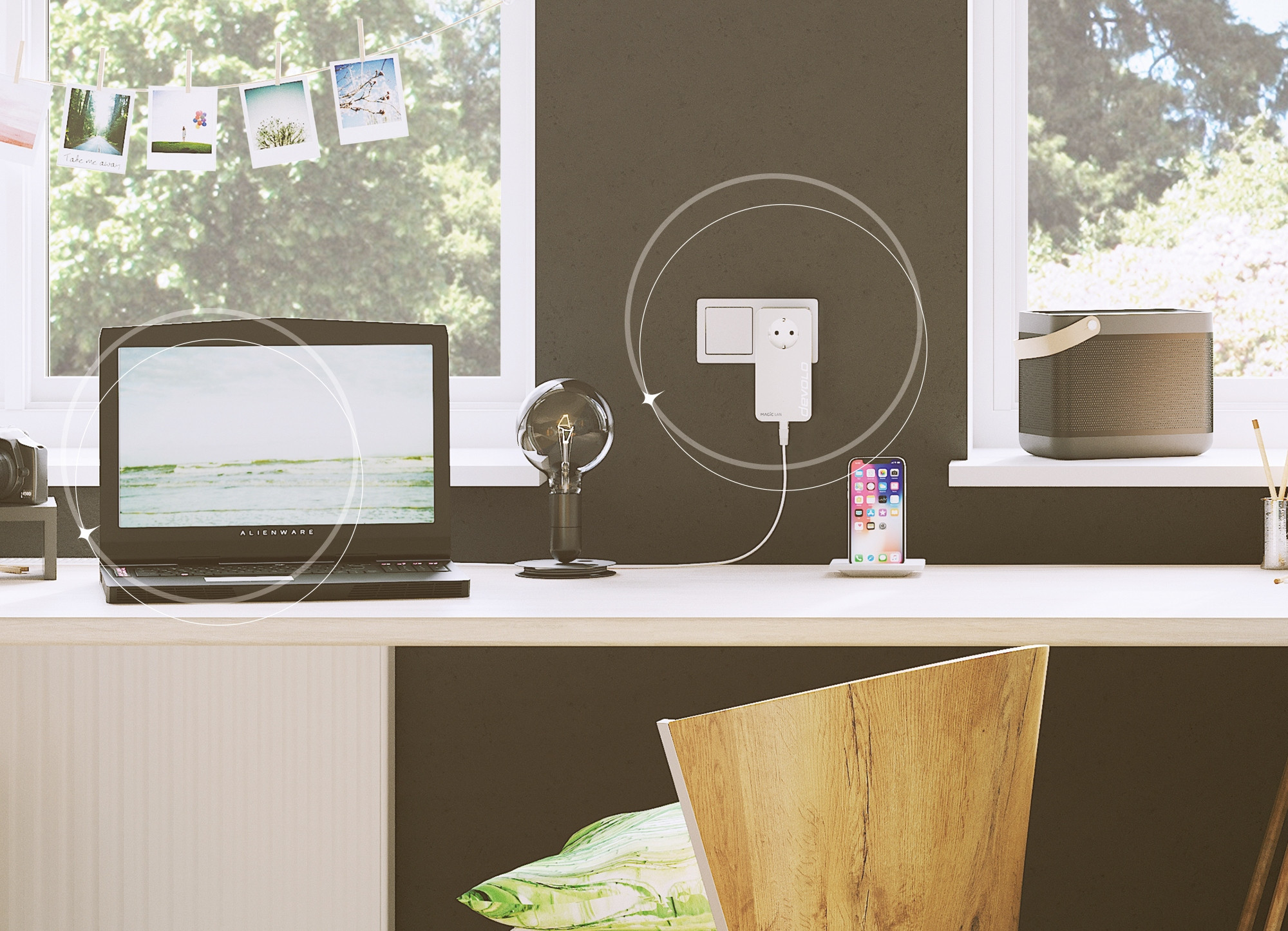 Zasięg działania na dużych odległościach – Stabilne połączenie w każdym zakątku domu