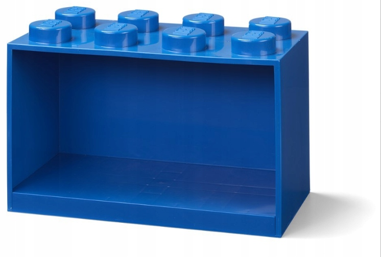 Półka LEGO Brick 8 w kolorze niebieskim – Stylowe przechowywanie dla każdego