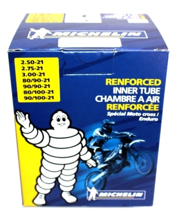 Dętka motocyklowa terenowa MICHELIN 80/90-21 – Wytrzymałość i niezawodność