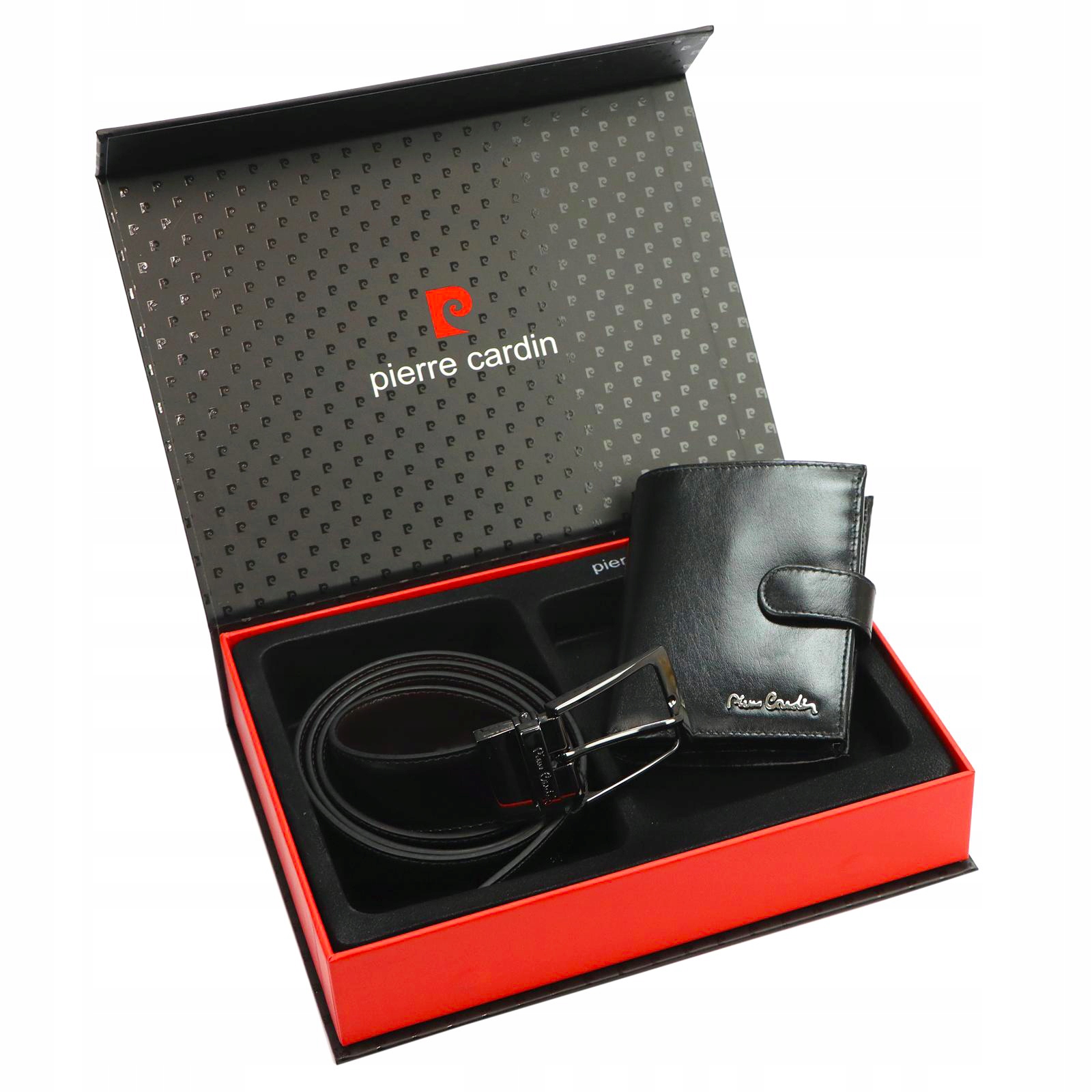Zestaw Męski Pierre Cardin – Elegancki portfel i skórzany pasek