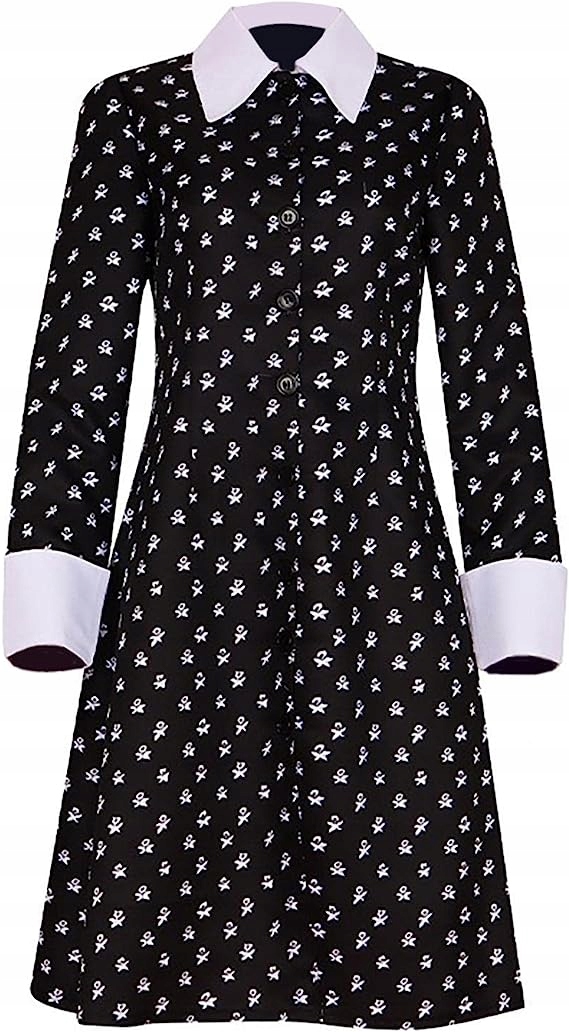Wyjątkowy styl i mroczny design sukienki