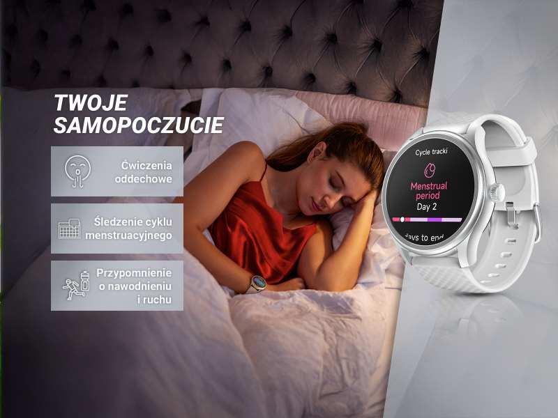 Smartwatch Hama z funkcjami zdrowotnymi