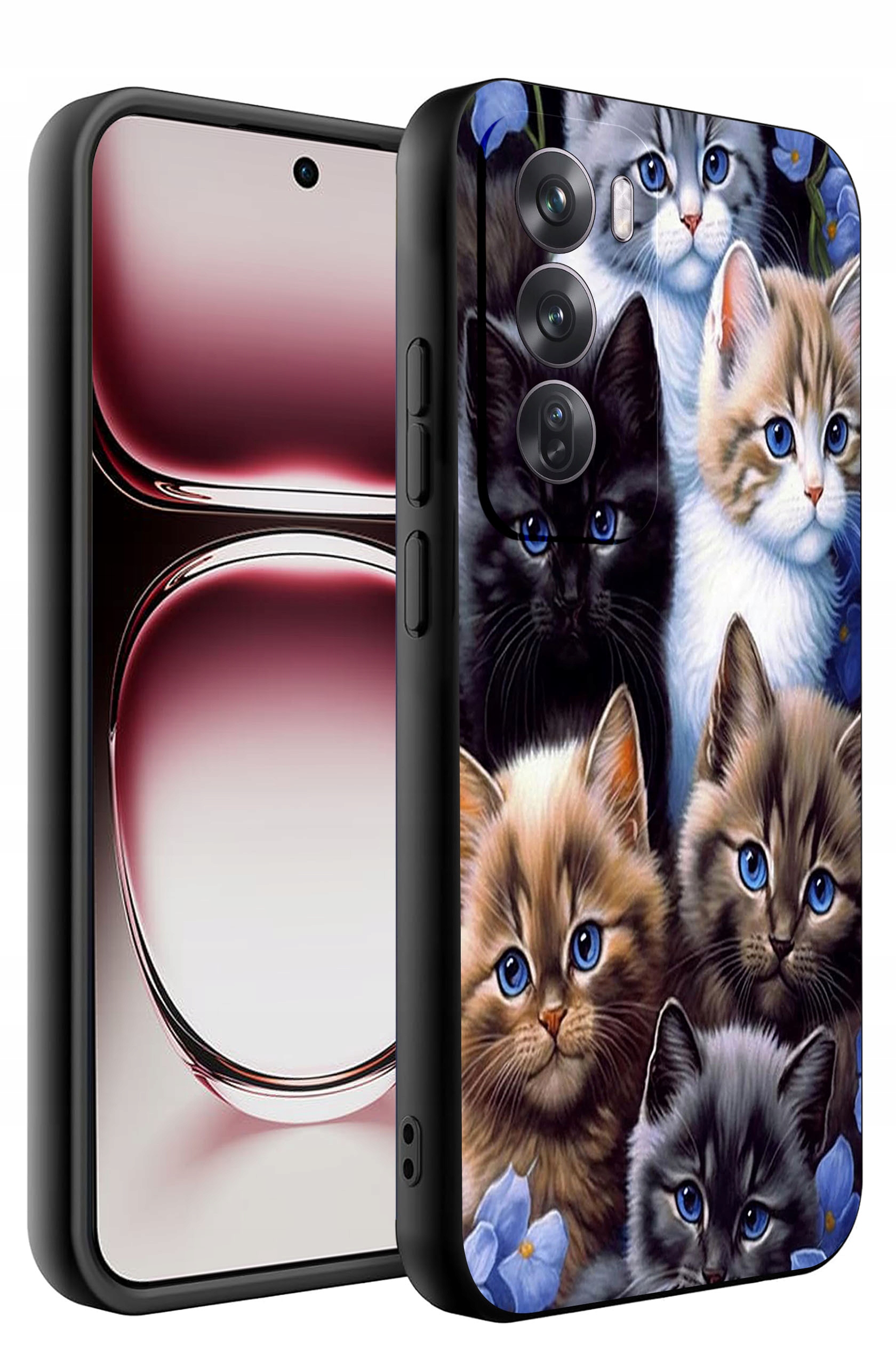 Etui silikonowe Matt Case do Oppo Reno 12 5G – Styl i Ochrona w Jednym