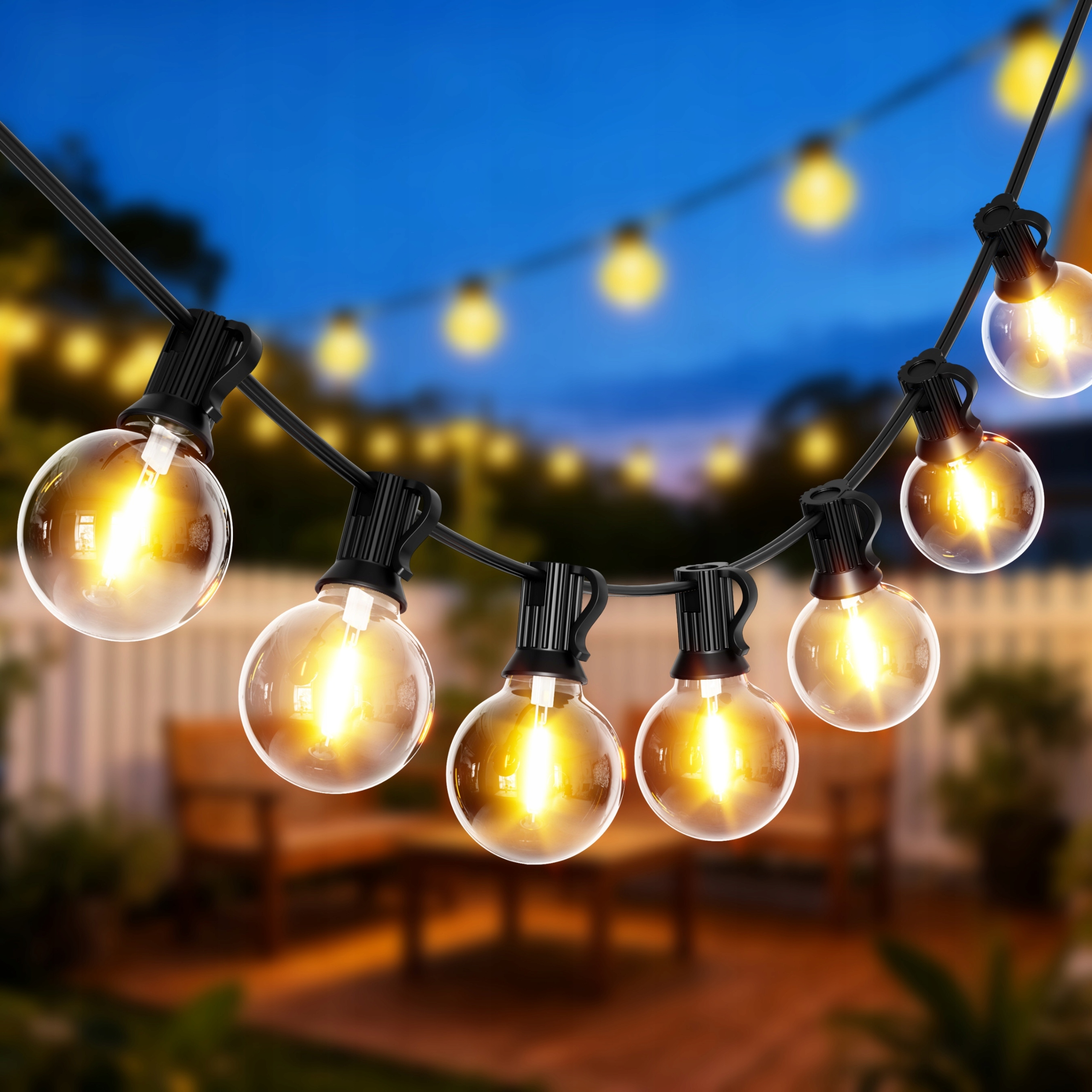 Girlanda ogrodowa świetlna łańcuch 25x LED 15m – Idealne oświetlenie dla Twojego ogrodu