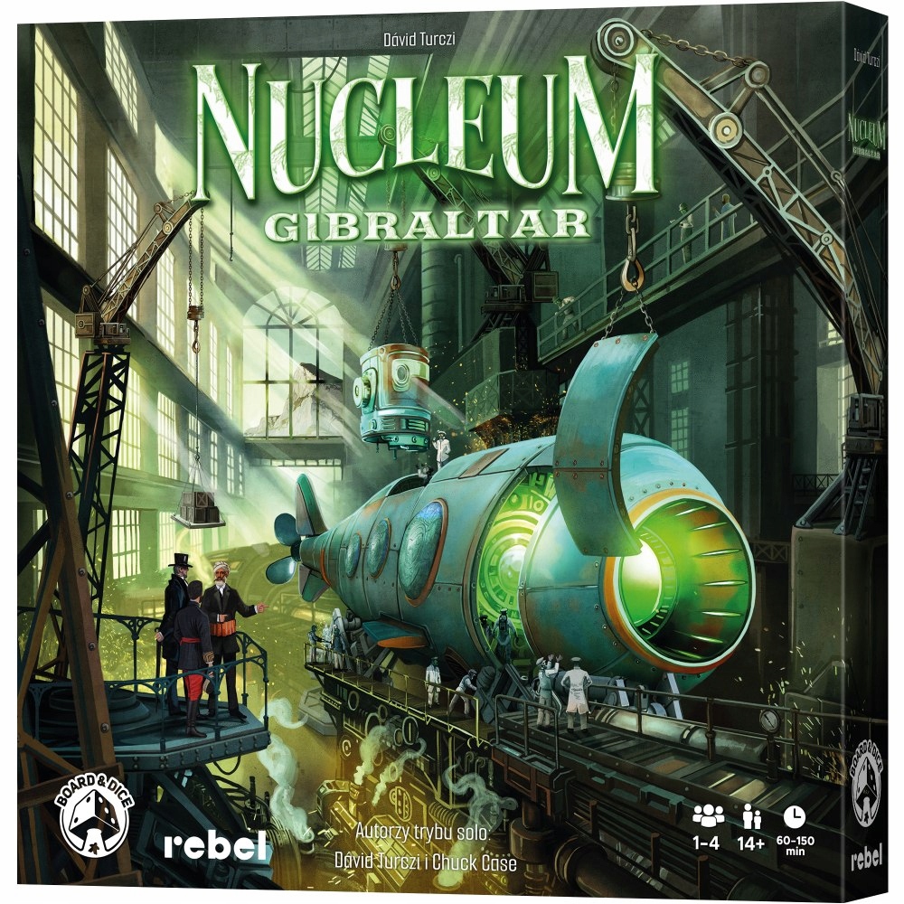 Nucleum: Gibraltar Rebel – Gra planszowa w erze nowej energii