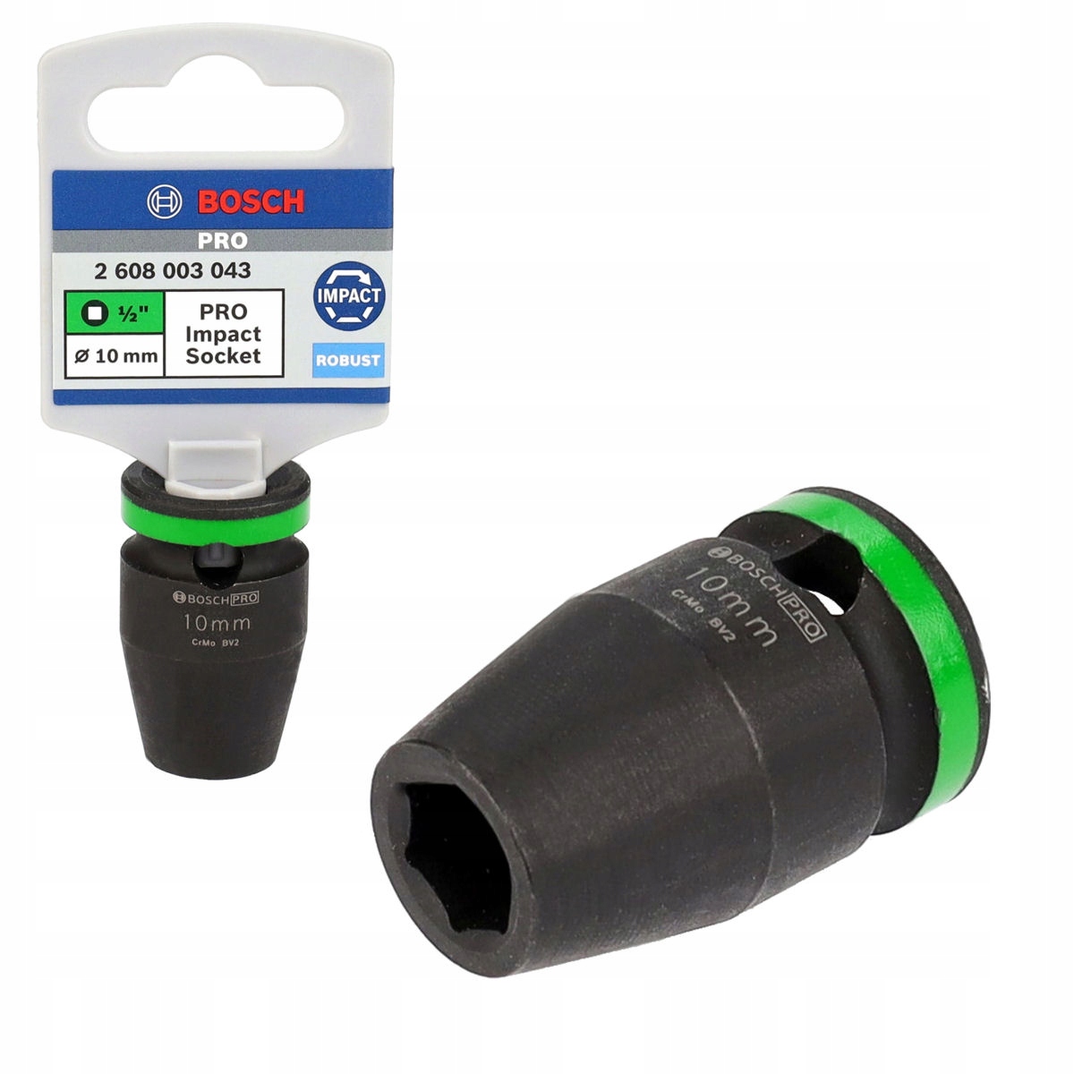 Nasadka udarowa 1/2” 10 MM Standard – Niezawodna jakość od Bosch