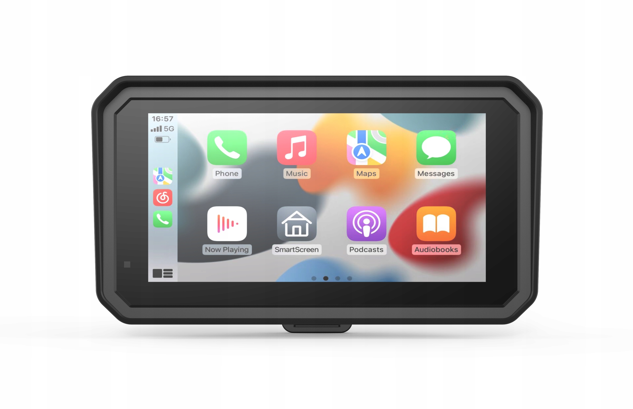 Ekran nawigacyjny z funkcjami Android Auto i Apple CarPlay