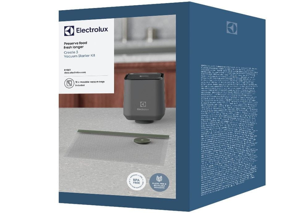 Zestaw Electrolux woreczki próżniowe z pompką EVSK1 – Idealne do przechowywania żywności