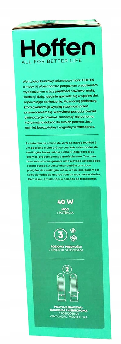 Wydajność i moc wentylatora – 40W dla optymalnego chłodzenia