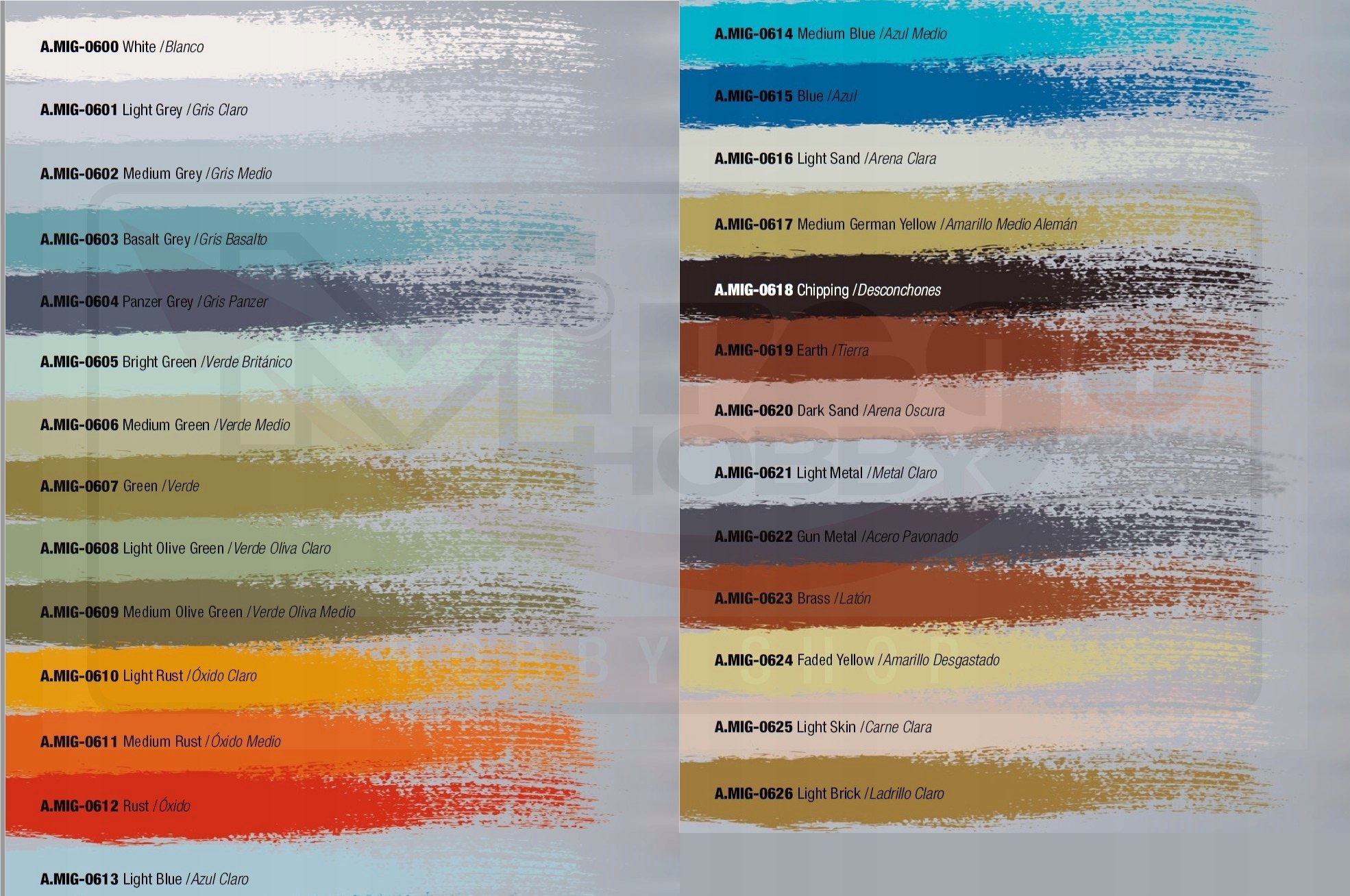 Idealne kolory do techniki suchego pędzla