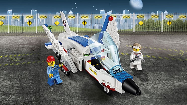Zestaw LEGO z naddźwiękowym odrzutowcem