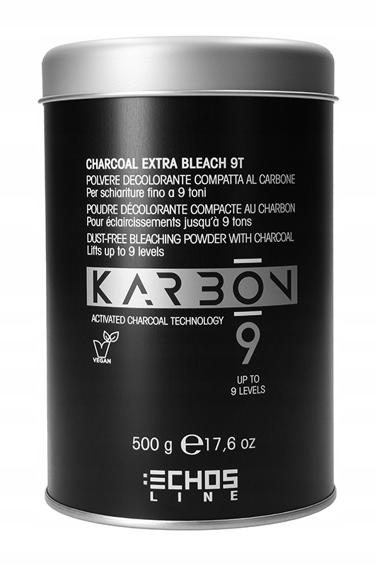 Echosline Karbon 9 Charcoal Extra Bleach 9t - Idealny wybór dla każdego koloru włosów