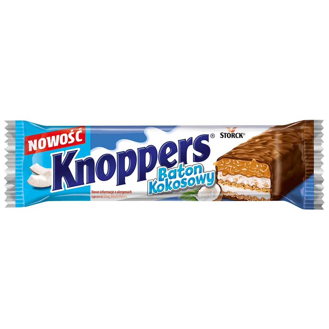 Knoppers Baton kokosowy 40g – Pyszna przyjemność w każdej chwili
