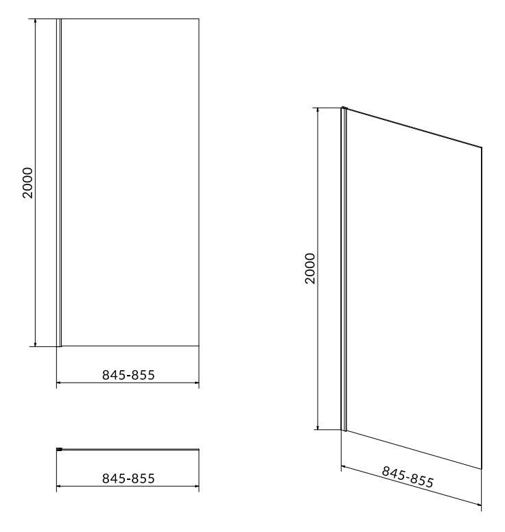 Wysokość 200 cm i szerokość 90 cm – idealne wymiary