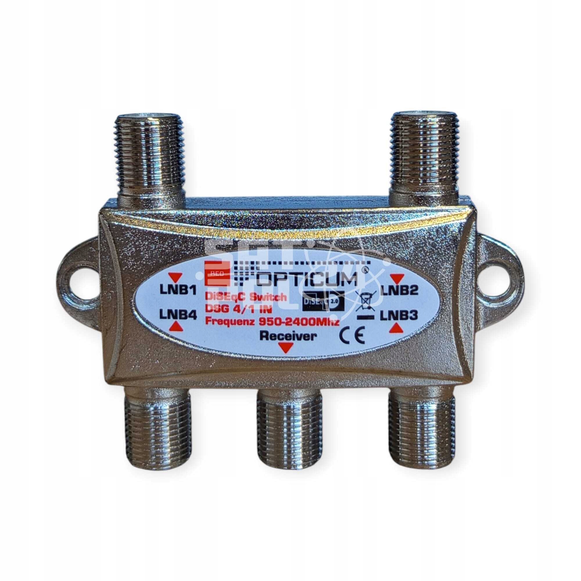 Obsługa standardów DiSEqC 1.0, 1.1 i 1.2