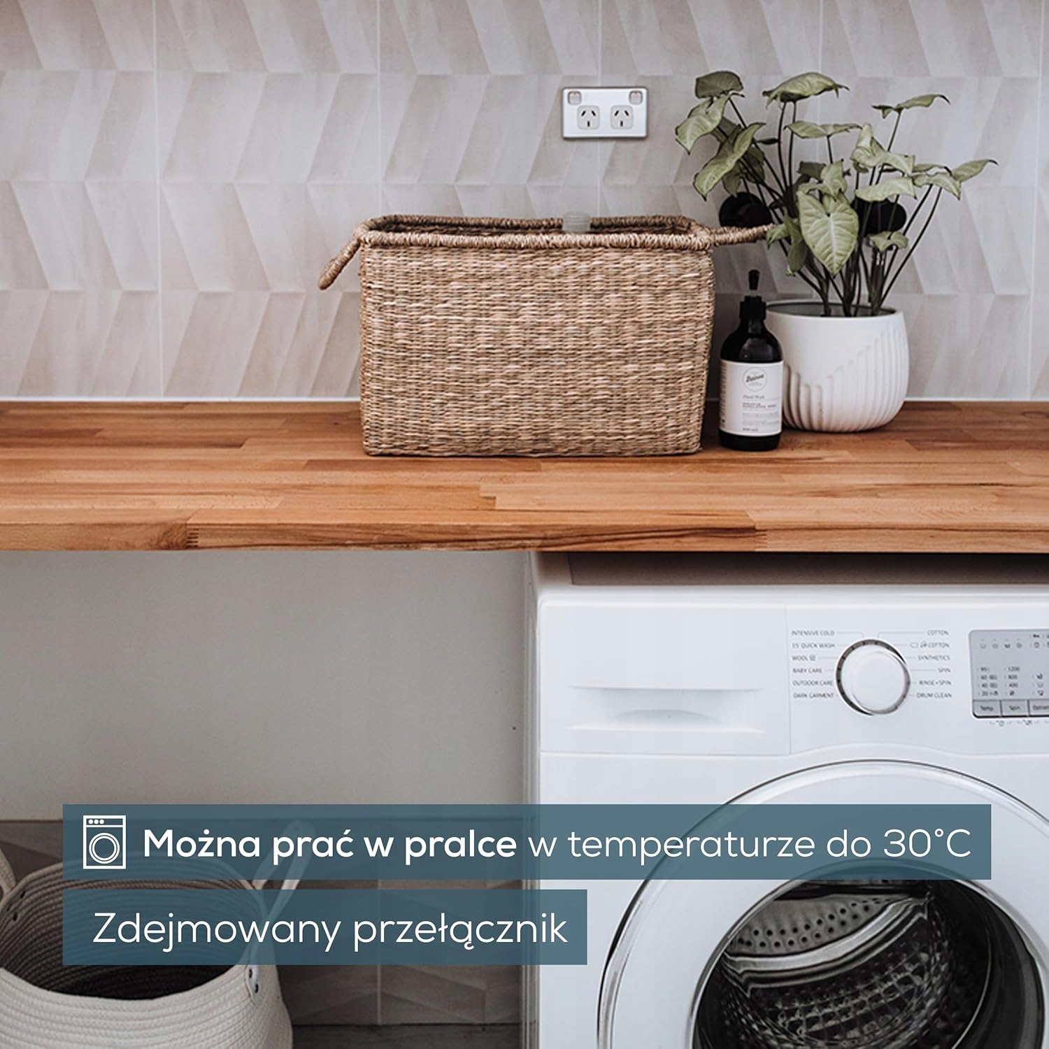 Łatwy w czyszczeniu – Możliwość prania w pralce
