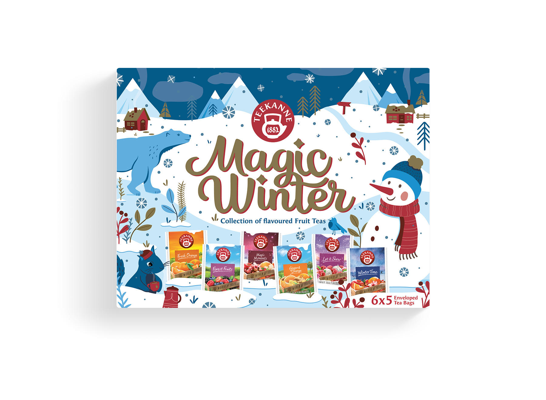 Herbata TEEKANNE Magic Winter – Zimowa kolekcja owocowych smaków