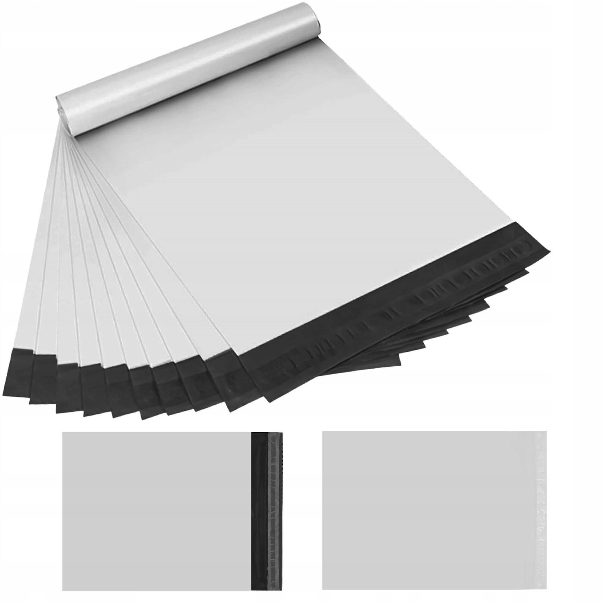 Foliopaki kurierskie zestaw 50 szt. 50x61 cm – Idealne rozwiązanie do pakowania przesyłek