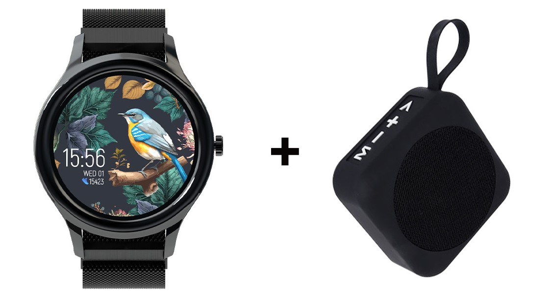 Forever smartwatch ForeVive 3 SB-340 czarny z głośnikiem bluetooth 3W – Twój nowy towarzysz aktywności