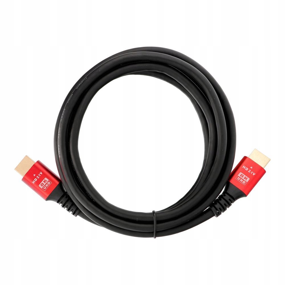 Kabel HDMI do HDMI ver. 2.1 8K/60Hz, 4K/120Hz – Najwyższa jakość obrazu