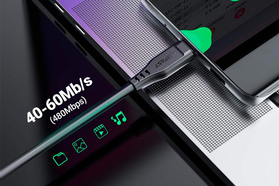 Acefast kabel USB - USB Typ C 1,2m, 3A (C3-04)