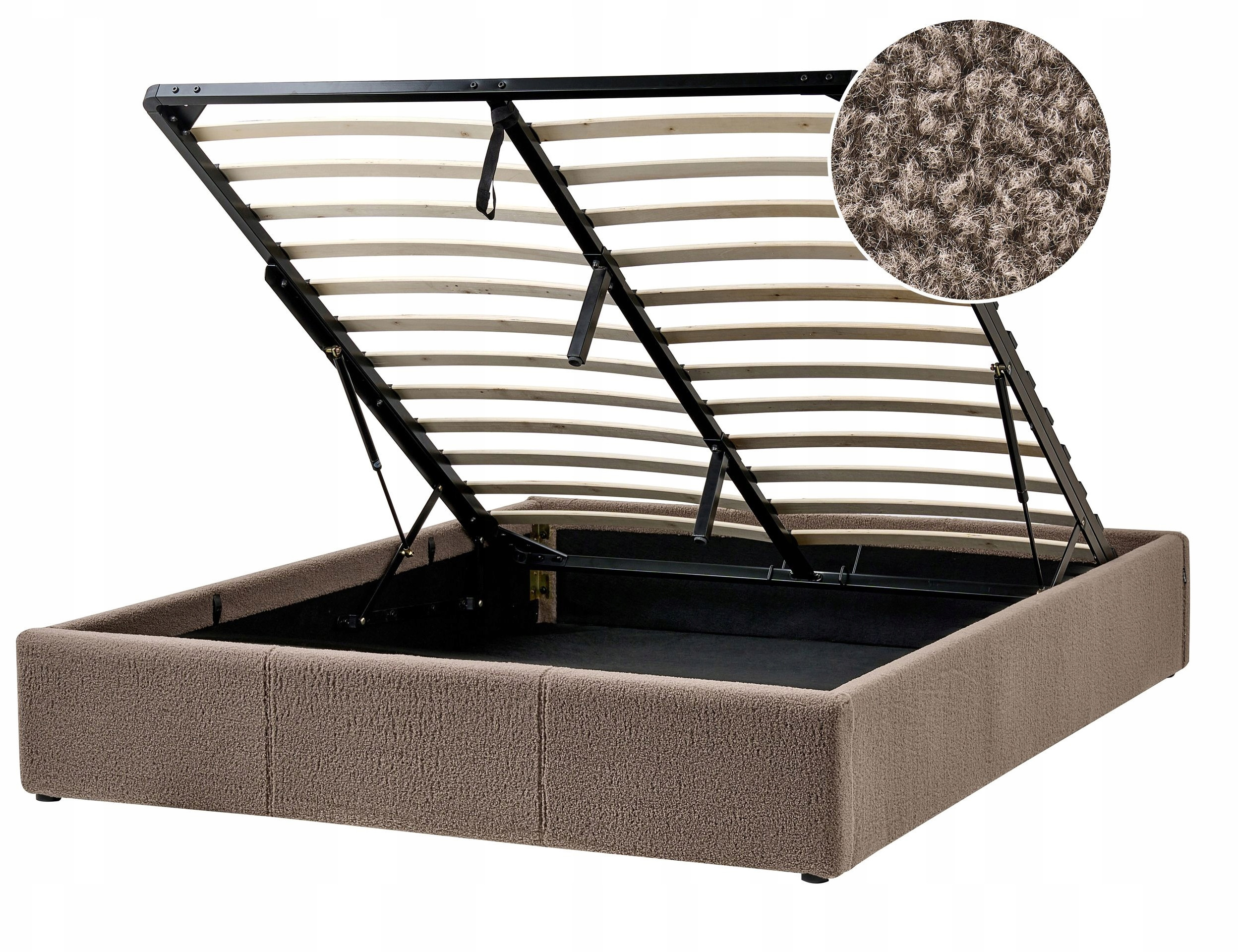 Praktyczne miejsce do przechowywania w łóżku