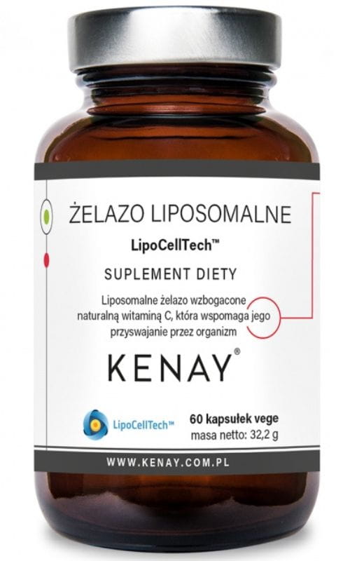 KENAY Żelazo liposomalne LipoCellTech™ – Suplement diety dla zdrowia