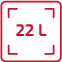 22 l pojemności