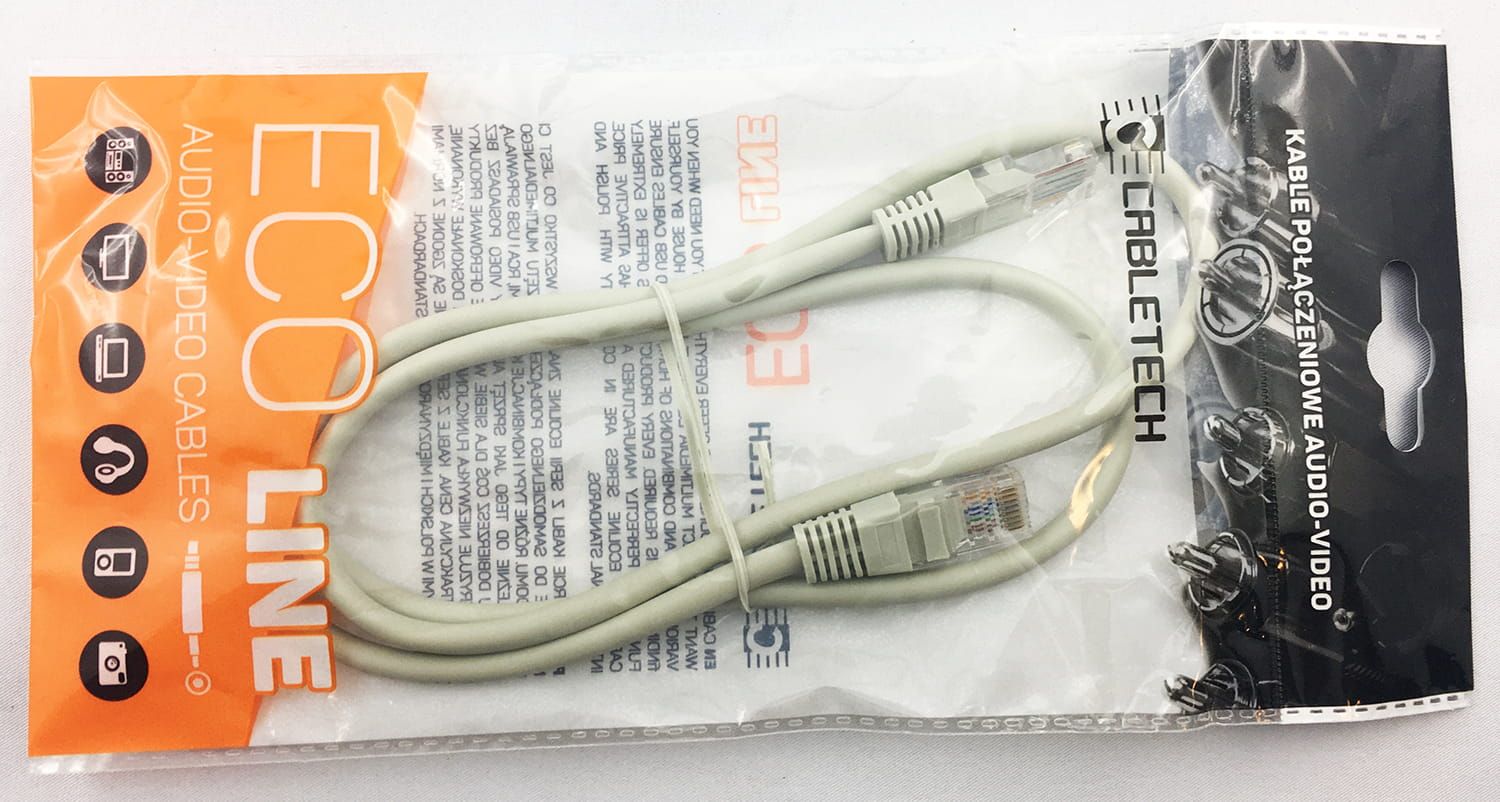 Kabel patchcord UTP cat.5e Cabletech Eco-Line